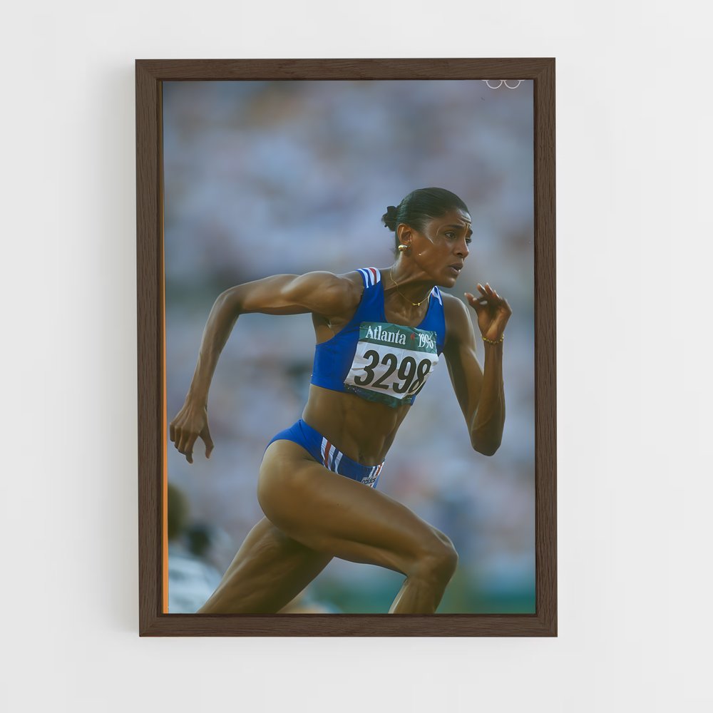Poster La Course de Marie-José – affiche Athlétisme (vue 5)